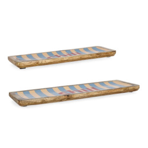 Set 2 tavi lemn mango email Chill 38x12x2h, 46x15x2h