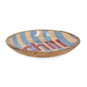 Bol lemn mango email Chill Ø38x6,5h