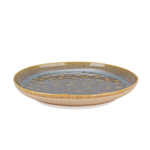 Set 6 farfurii piatra multicolora Queluz 22x21,5x2,7h