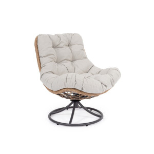 Fotoliu otel textil multicolor Azores 72x83x90h