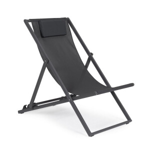 Set 4 scaune gradina gri antracit Taylor 60.5x101.5x73.5 cm