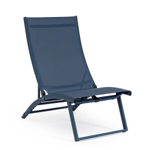 Set 2 fotolii gradina recliner albastru Taylor 53x166.5x90 cm
