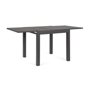 Masa extensibila aluminiu gri antracit Cliv 80/160x80x75 cm