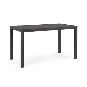 Masa aluminiu gri antracit Hilde 130x68x75 cm