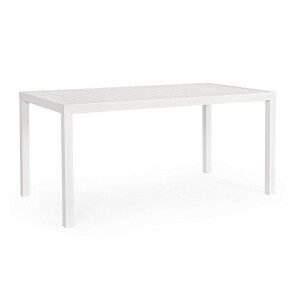 Masa aluminiu alb Hilde 150x80x75 cm