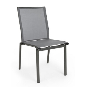 Set 16 scaune gradina aluminiu textilen gri antracit Cruise 50x61x88.5 cm