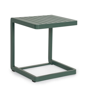 Set 2 masute aluminiu verde Konnor 40x40x45 cm