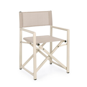 Set 2 scaune gradina taupe Taylor 56x48x86 cm