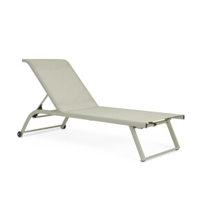 Set 2 sezlonguri gradina aluminiu textilena verde breezeTaylor 70x182x91.5h