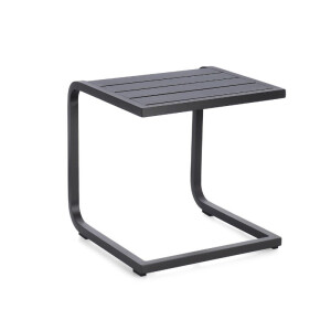 Masuta gradina, terasa aluminiu gri charcoal Taylor 40x40x41h 