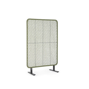 Paravan decorativ otel gri charcoal verde Babilo 120x50x180h