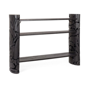 Consola lemn negru Arwood 156x36x110 cm