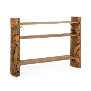Consola lemn natur Arwood 156x36x110 cm