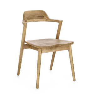 Scaun lemn maro Amery 51x59x77h
