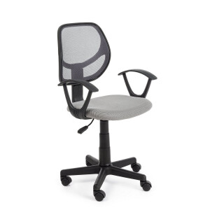 Scaun birou negru gri Ella 45x52x99 cm