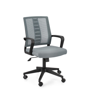 Scaun birou negru gri Roman 62x55.5x93.5/103 cm