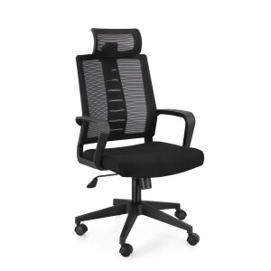Scaun birou negru Roman 62x55.5x114.5/124.5 cm