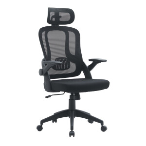 Scaun birou negru Riverside 62.5x65x128 cm