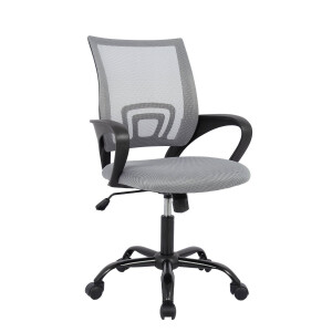 Scaun birou negru gri Jerez 54x49x92.5 cm