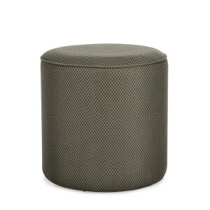 Taburet mdf textil verde Oleysa 42x43 cm