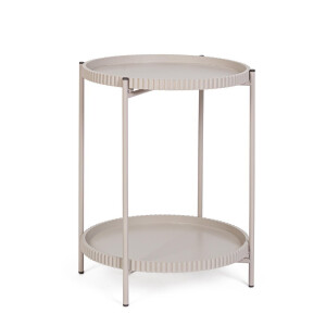 Masuta mdf otel bej Herdys Ø42x52h