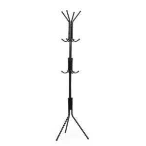 Cuier pardoseala otel negru Jorid 42x42x172h