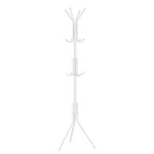 Cuier pardoseala otel alb Jorid 42x42x172h