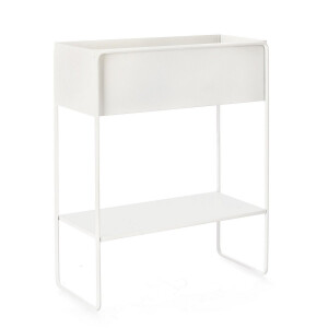 Suport flori otel alb Madelyn 50x22x63.5 cm