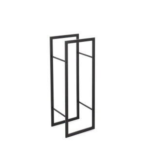 Suport lemne otel negru Joonas 30x25,5x80h