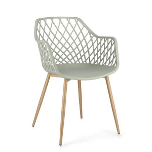 Set 4 scaune verde Optik 58x54x85.5 cm