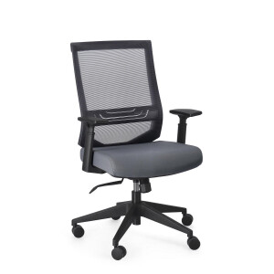 Scaun birou negru gri Marcus 62.5x64x104/113.5 cm