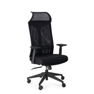 Scaun birou negru Killian 63x64x122/131.5 cm