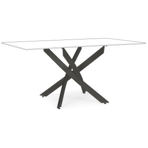 Picior masa otel negru George 71x71x74h