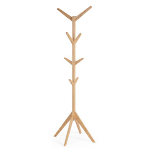 Cuier podea bambus natur Cayden 60x60x176 cm