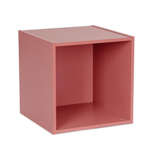 Raft lemn mdf roz 35x35x35 cm