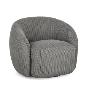 Fotoliu textil gri Onerva 87x86x67 cm