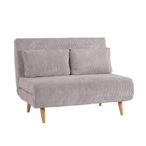 Canapea extensibila otel textil taupe Walker 120x83x88 cm