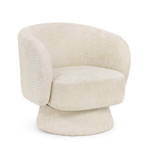 Fotoliu textil crem Julienn 78x81x77 cm