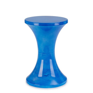 Masuta cafea otel albastru Hedym Ø30x45h