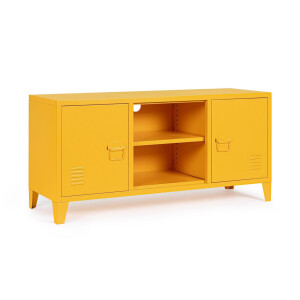 Comoda TV otel galben Cambridge 120.5x40x58.5 cm