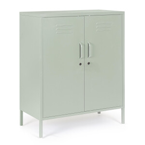 Comoda otel verde Cambridge 80x40x101.5 cm