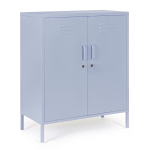 Comoda otel albastru Cambridge 80x40x101.5 cm