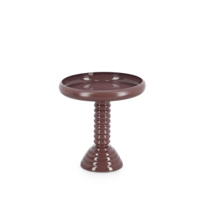 Masuta cafea otel maro mauve Angada Ø41x43h