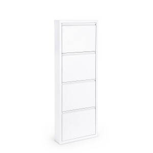 Pantofar otel alb Eyvin 50x15x139.3 cm