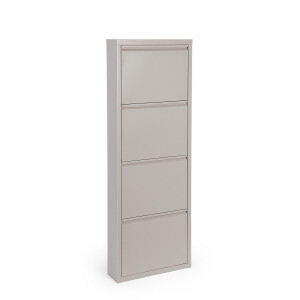 Pantofar otel taupe Eyvin 50x15x139.3 cm