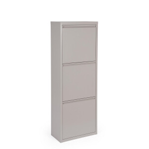 Pantofar otel taupe Fredys 50x25x133 cm