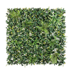 Panou plante artificiale verzi 100x100 cm