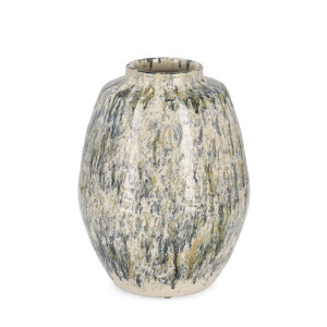 Vaza flori teracota multicolora Esma Ø30,5x41h