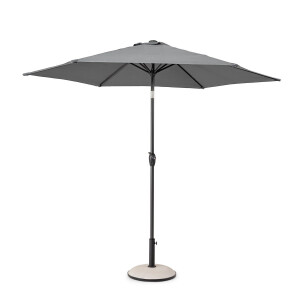 Umbrela gradina gri Kalife 270x235 cm