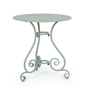 Masa otel verde menta Etienne 70x72 cm